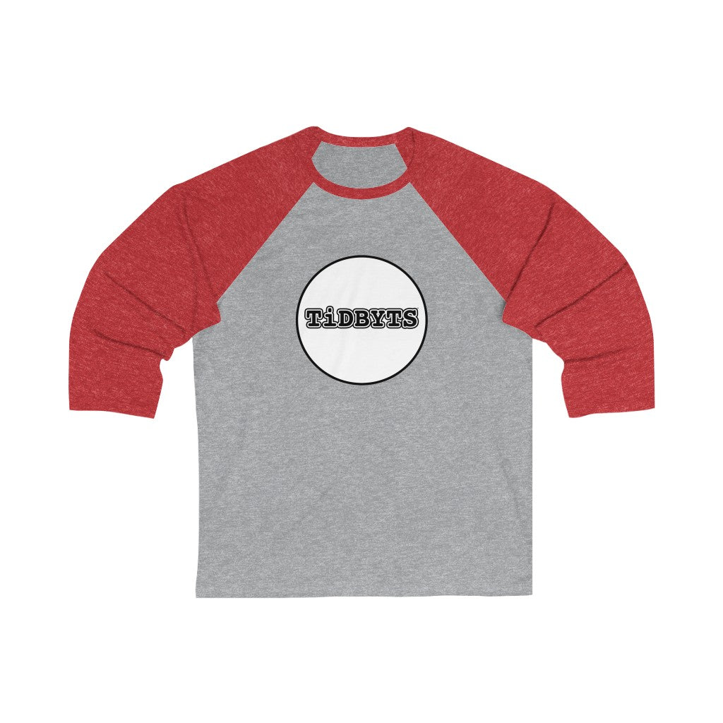 TiDBYTS™ Unisex 3\4 Sleeve Baseball Tee
