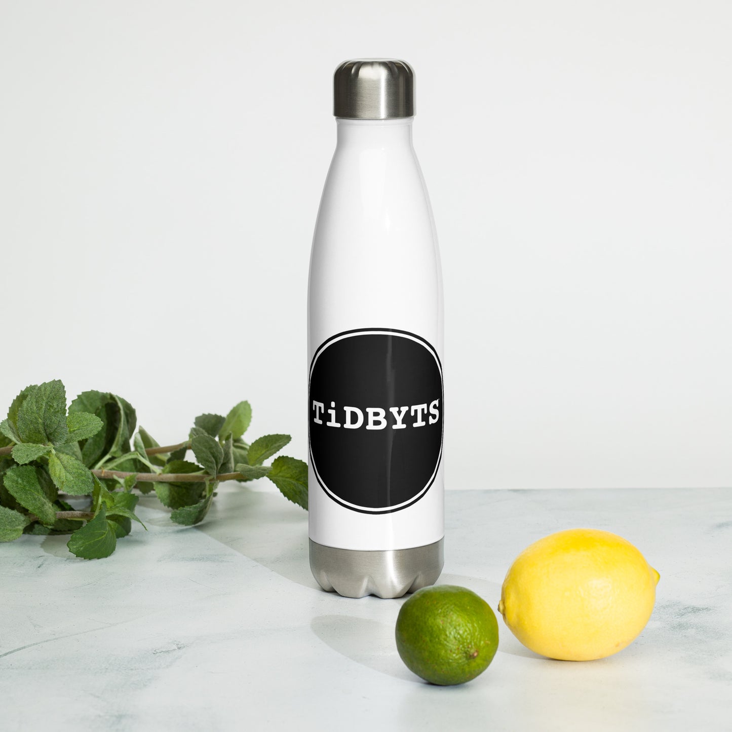 TiDBYTS™ Logo Stainless Steel Water Bottle