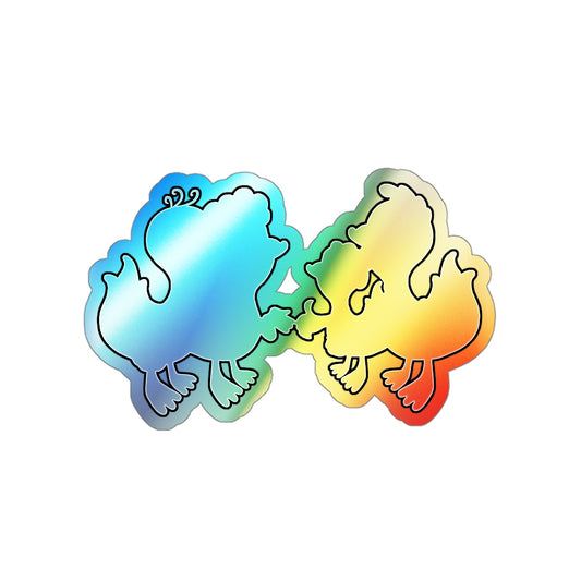 The Duckles™ Holographic Die-cut Stickers