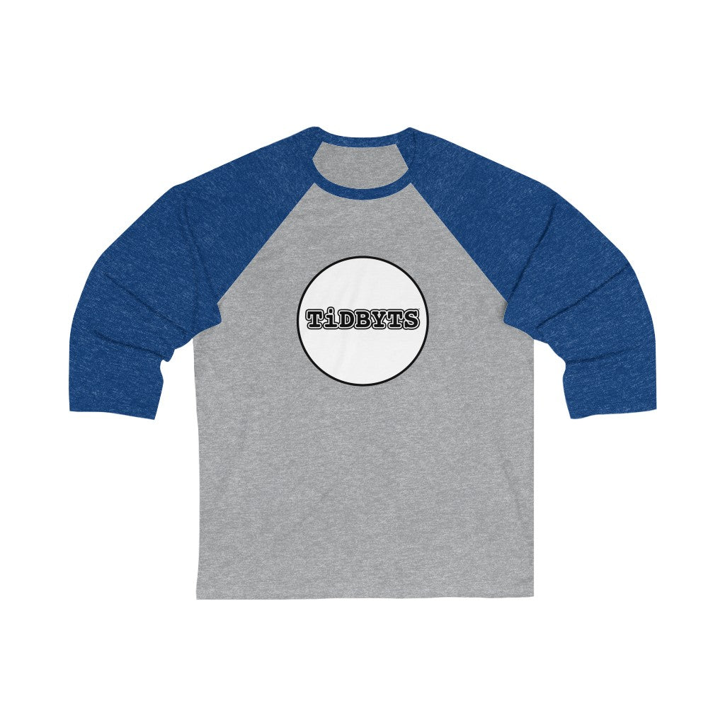 TiDBYTS™ Unisex 3\4 Sleeve Baseball Tee