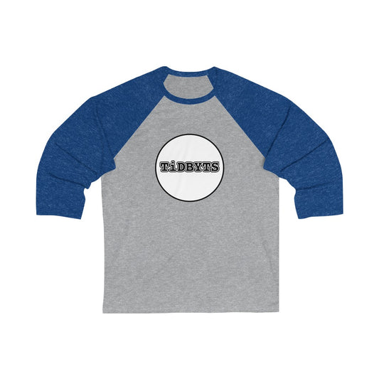 TiDBYTS™ Unisex 3\4 Sleeve Baseball Tee