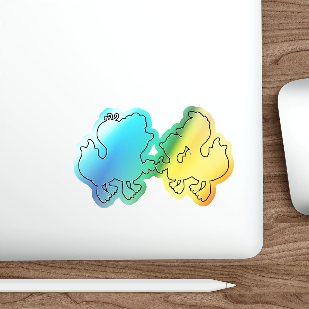 The Duckles™ Holographic Die-cut Stickers