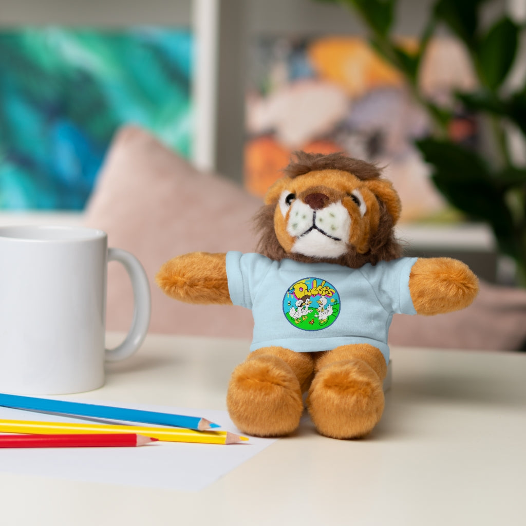 The Duckles™ Merch-Wearing Stuffed Animals with Tee