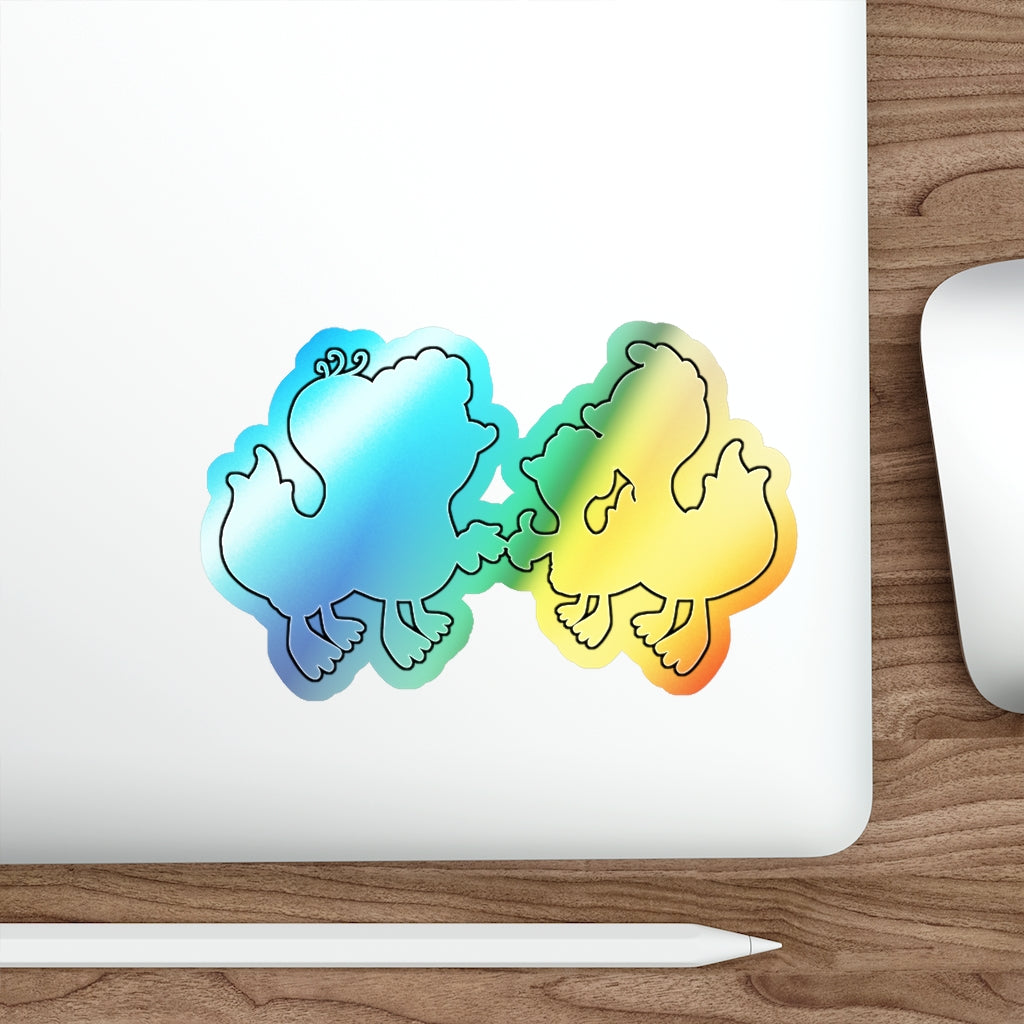 The Duckles™ Holographic Die-cut Stickers