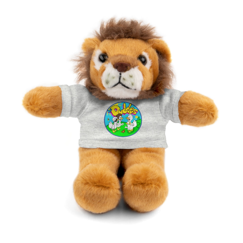The Duckles™ Merch-Wearing Stuffed Animals with Tee
