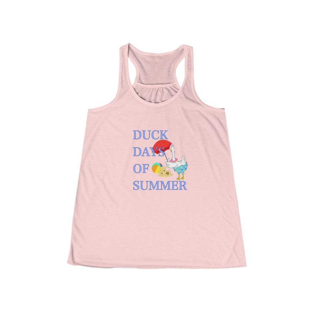 Duck Days of Summer Women's Flowy Racerback Tank