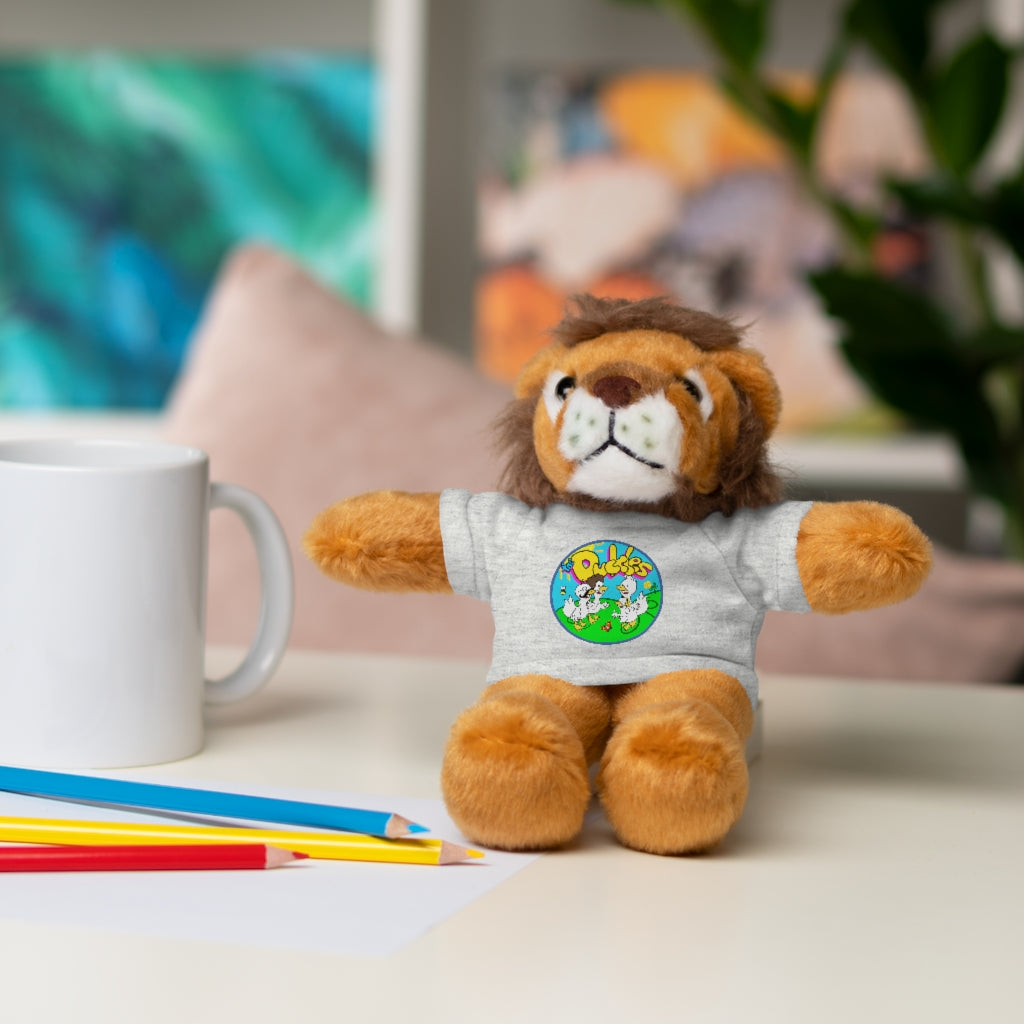 The Duckles™ Merch-Wearing Stuffed Animals with Tee