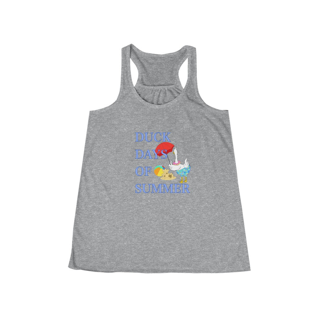 Duck Days of Summer Women's Flowy Racerback Tank
