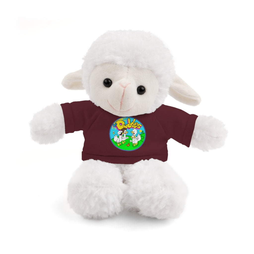 The Duckles™ Merch-Wearing Stuffed Animals with Tee