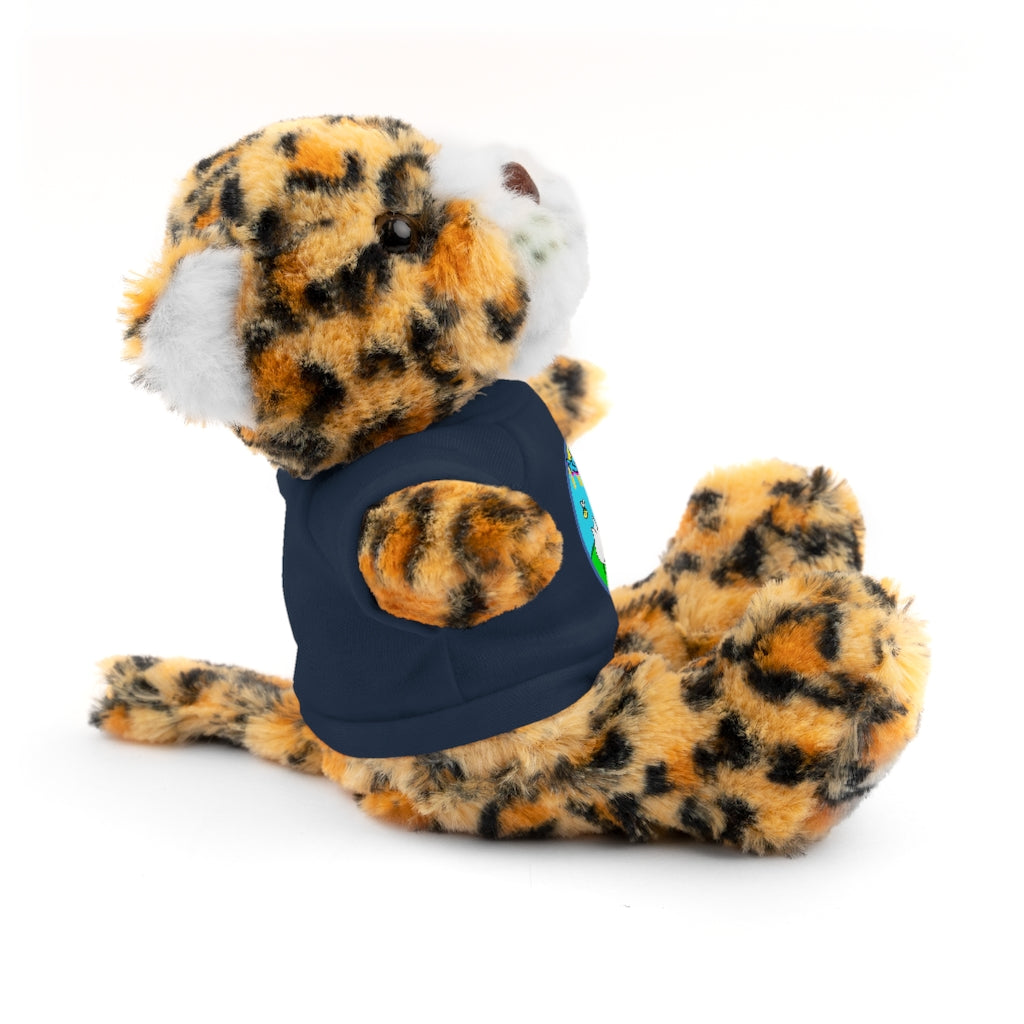 The Duckles™ Merch-Wearing Stuffed Animals with Tee