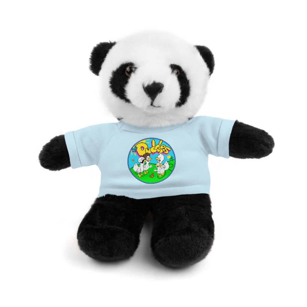 The Duckles™ Merch-Wearing Stuffed Animals with Tee