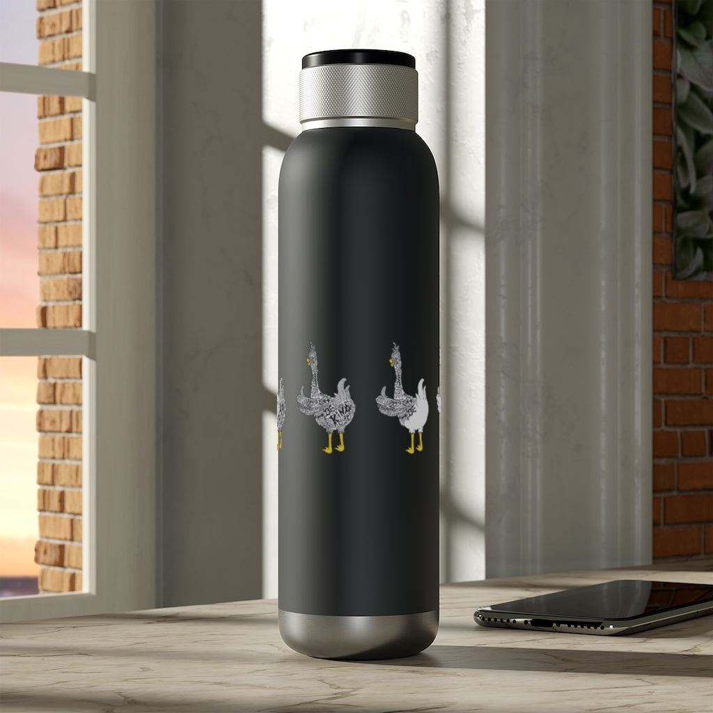 Be Kind Duck Butt™ Soundwave Copper Vacuum Audio Bottle 22oz