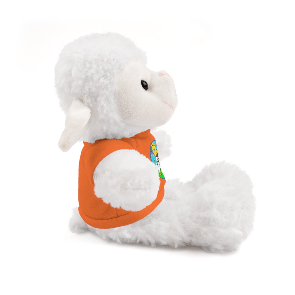 The Duckles™ Merch-Wearing Stuffed Animals with Tee