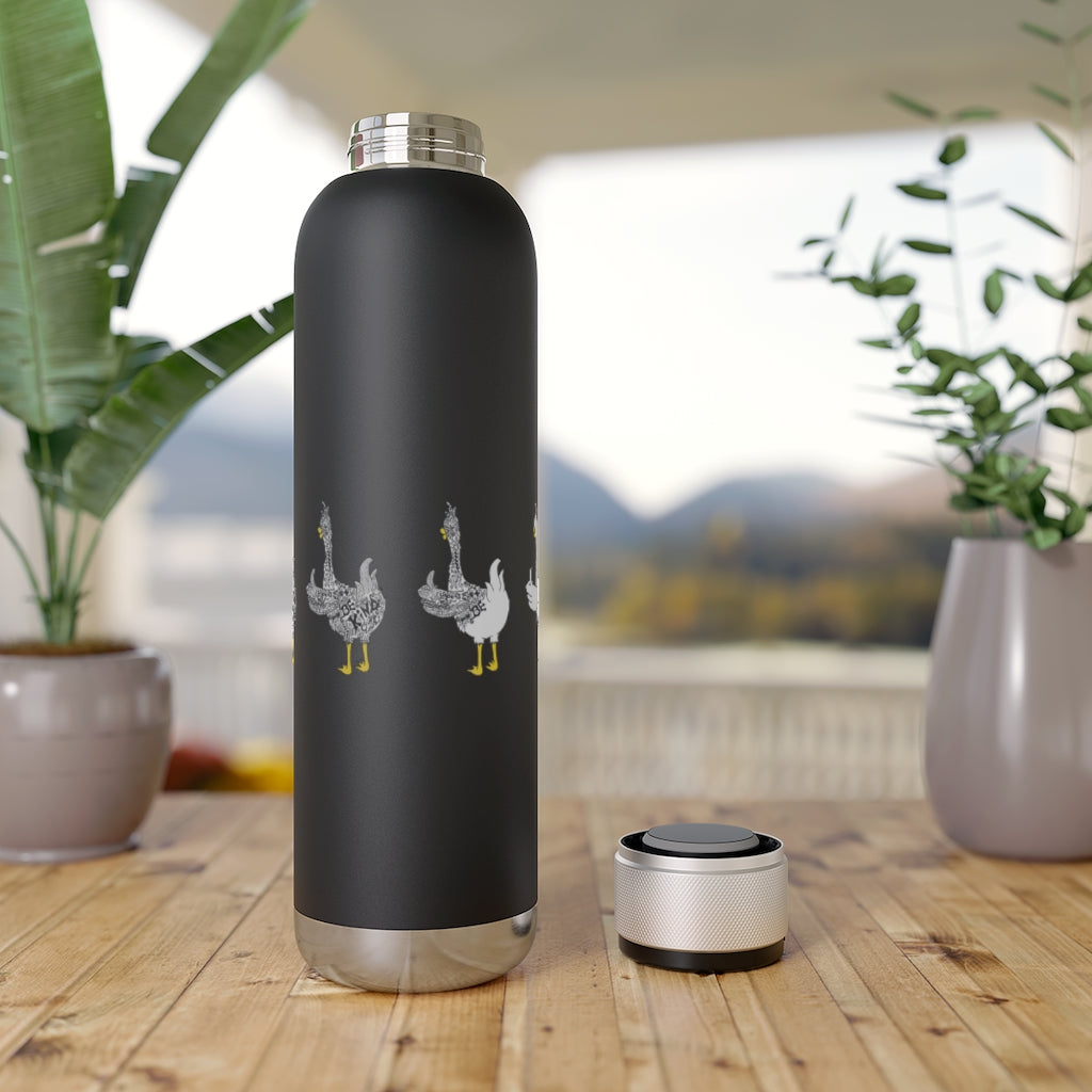 Be Kind Duck Butt™ Soundwave Copper Vacuum Audio Bottle 22oz