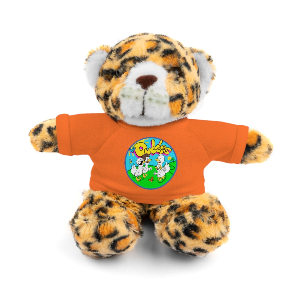 The Duckles™ Merch-Wearing Stuffed Animals with Tee