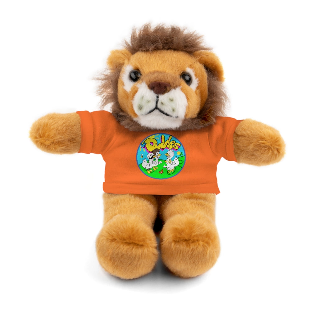 The Duckles™ Merch-Wearing Stuffed Animals with Tee