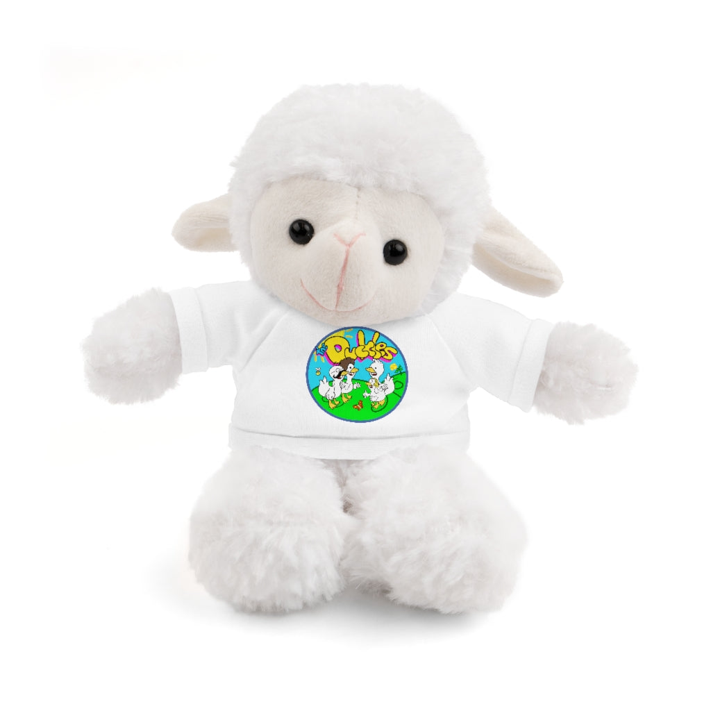 The Duckles™ Merch-Wearing Stuffed Animals with Tee