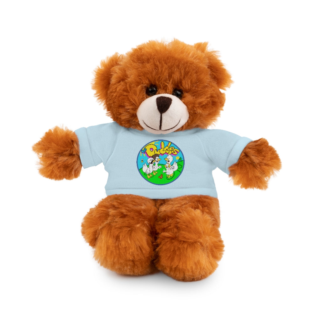 The Duckles™ Merch-Wearing Stuffed Animals with Tee