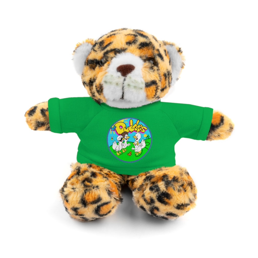 The Duckles™ Merch-Wearing Stuffed Animals with Tee