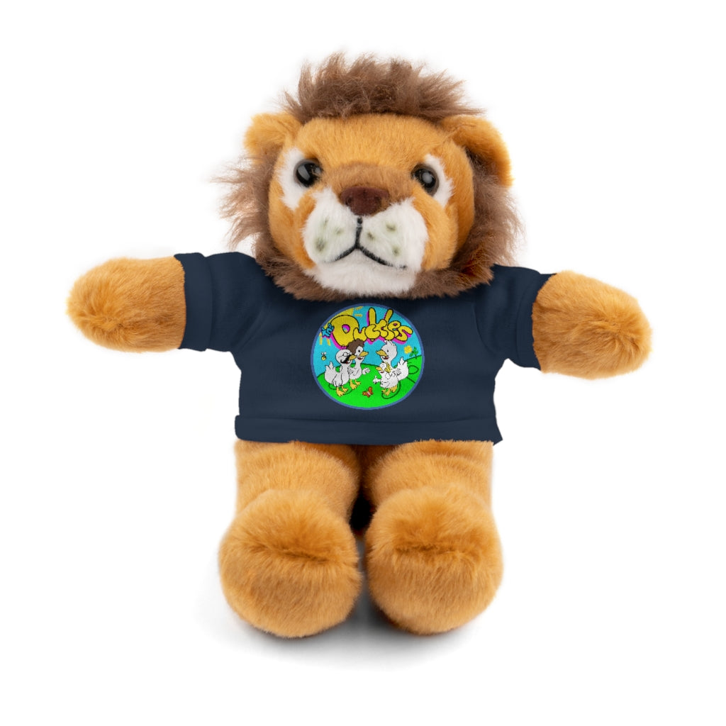 The Duckles™ Merch-Wearing Stuffed Animals with Tee