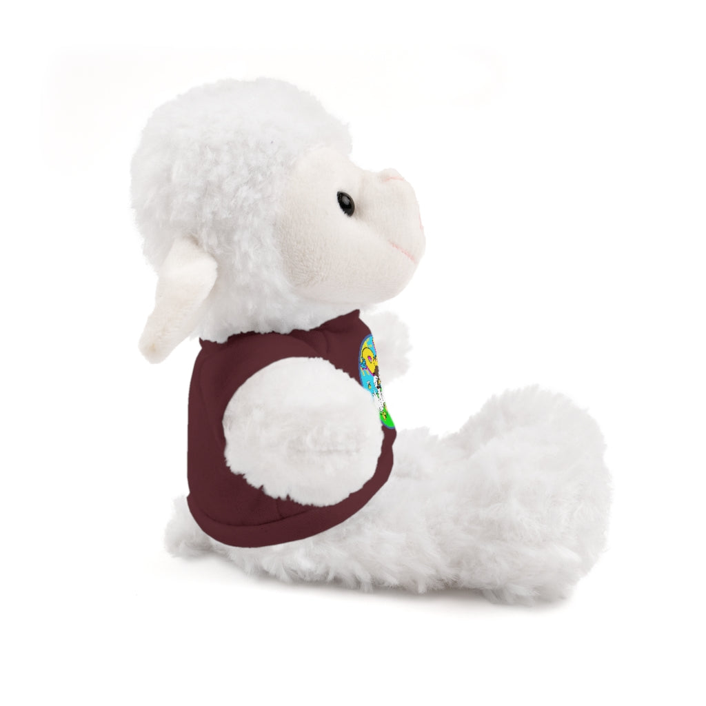 The Duckles™ Merch-Wearing Stuffed Animals with Tee