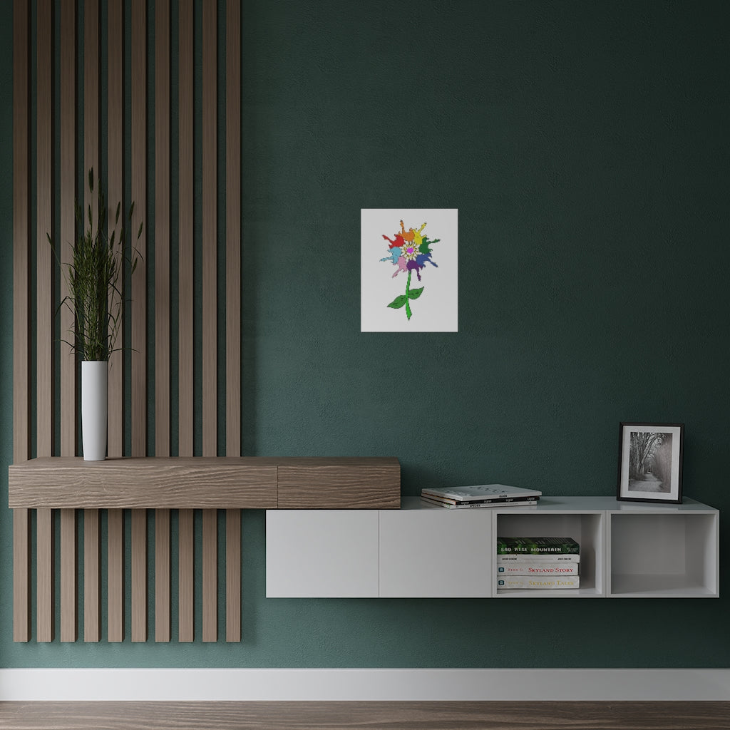 Duck Butt™ Unity Flower Satin Poster (300gsm)