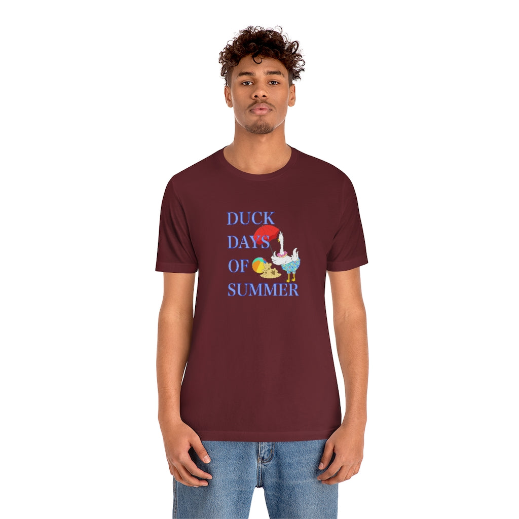 Duck Days of Summer Unisex Jersey Short Sleeve Tee