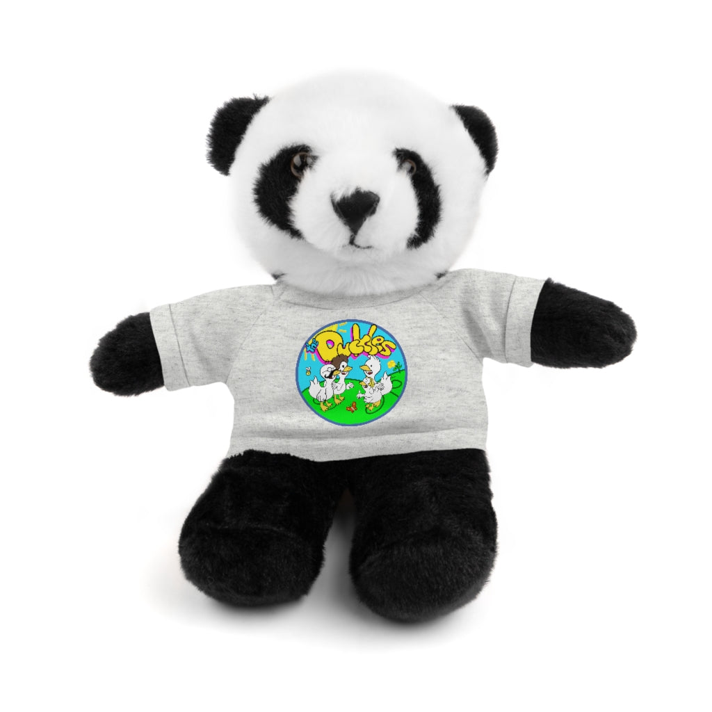 The Duckles™ Merch-Wearing Stuffed Animals with Tee