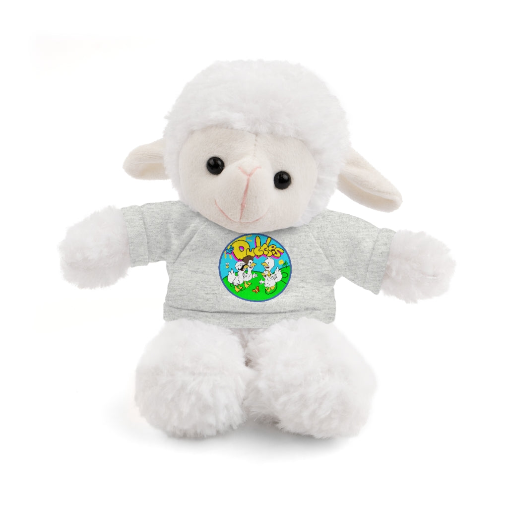 The Duckles™ Merch-Wearing Stuffed Animals with Tee