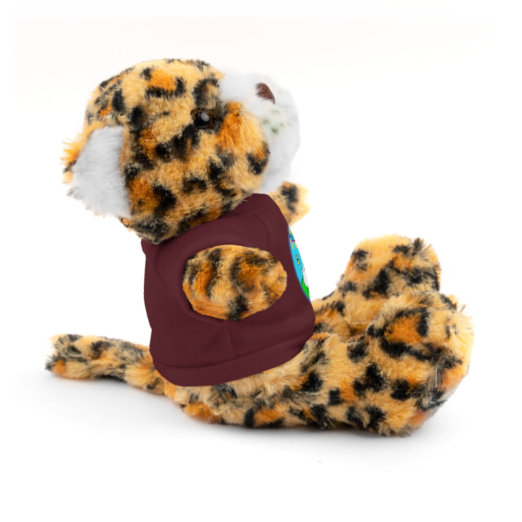 The Duckles™ Merch-Wearing Stuffed Animals with Tee