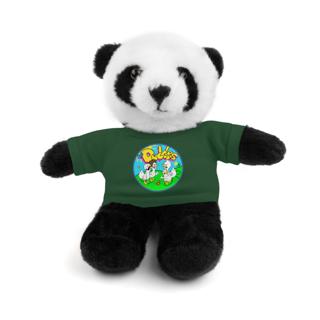 The Duckles™ Merch-Wearing Stuffed Animals with Tee