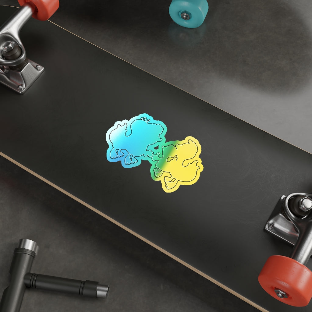 The Duckles™ Holographic Die-cut Stickers