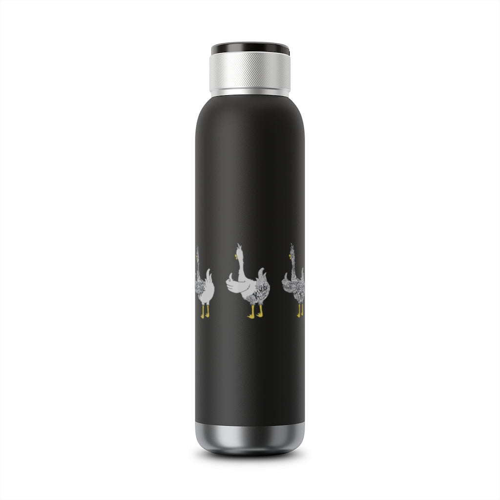 Be Kind Duck Butt™ Soundwave Copper Vacuum Audio Bottle 22oz