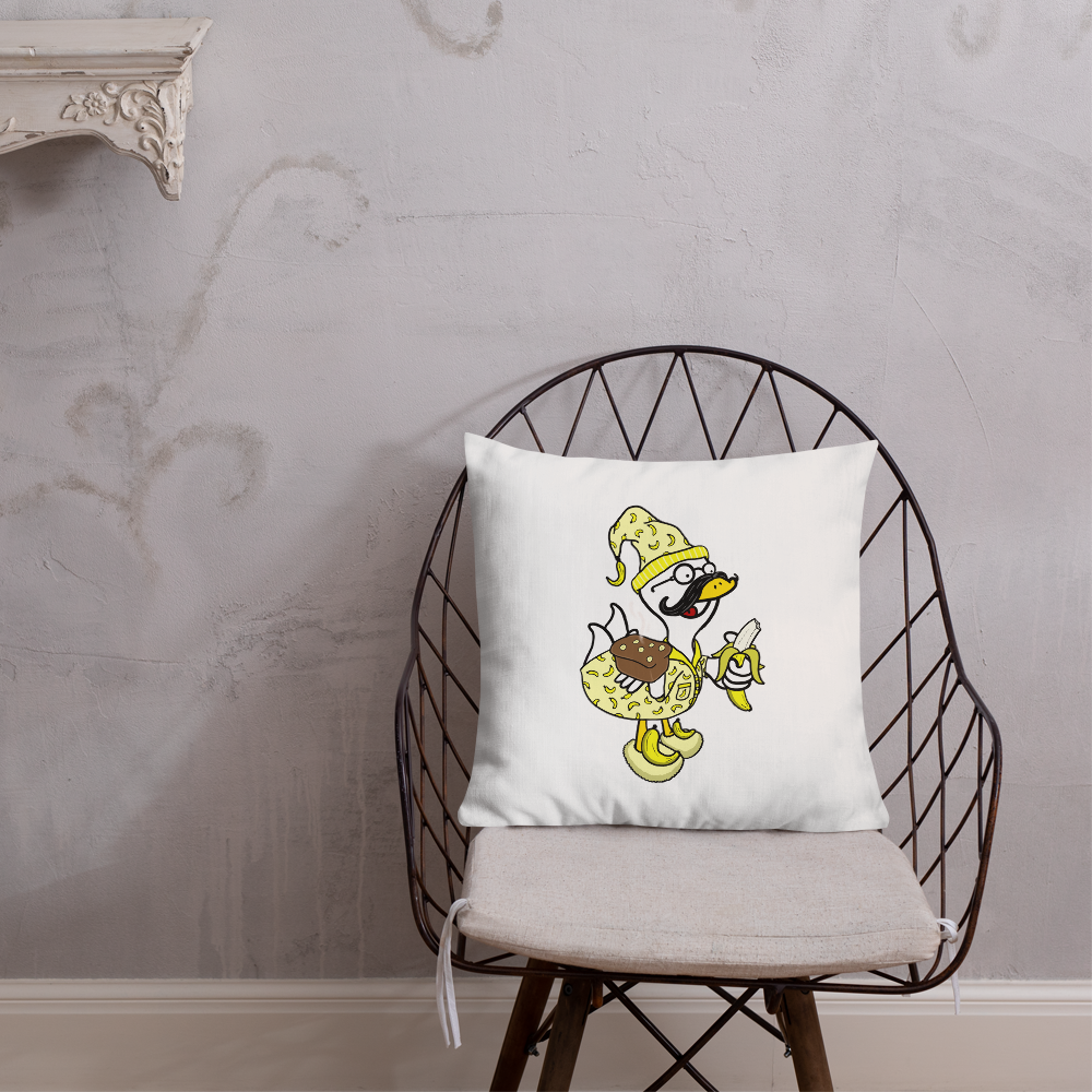 Duane Duckle Premium Pillow
