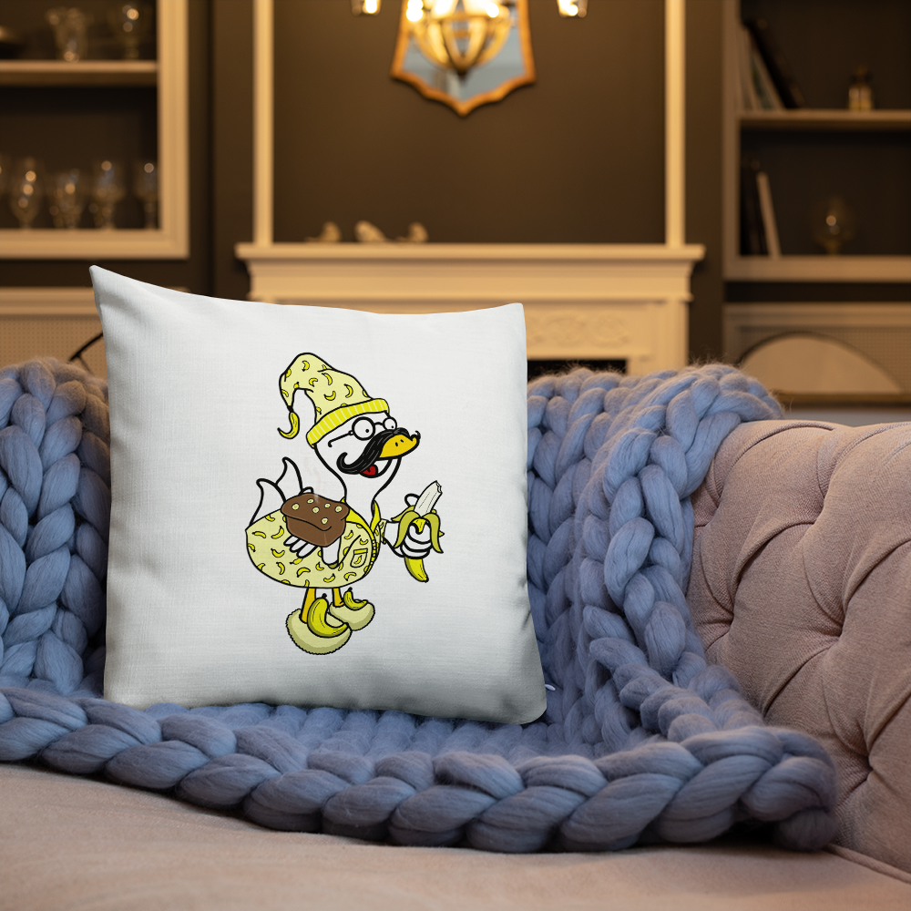 Duane Duckle Premium Pillow