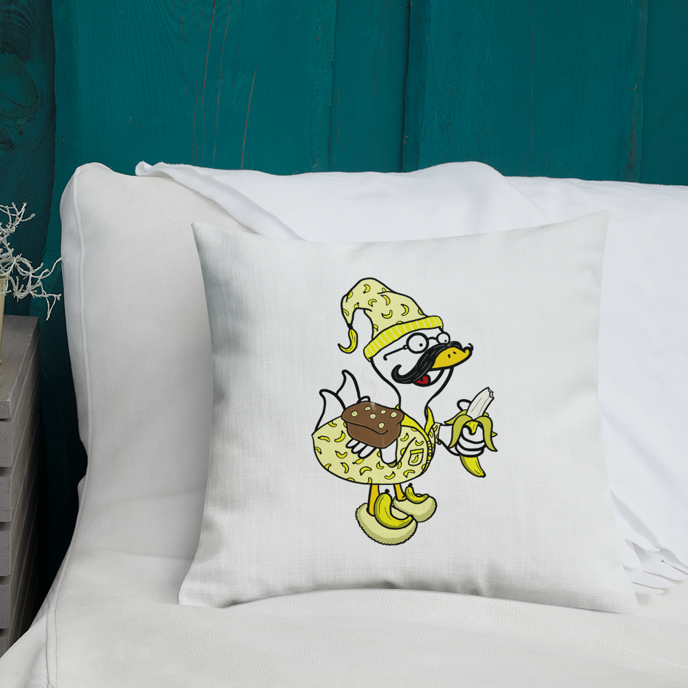 Duane Duckle Premium Pillow