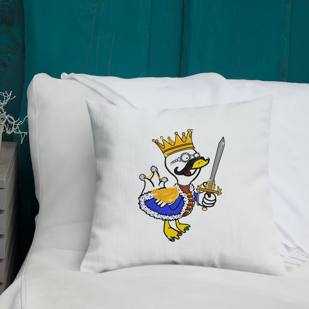 Duane Duckle Premium Pillow