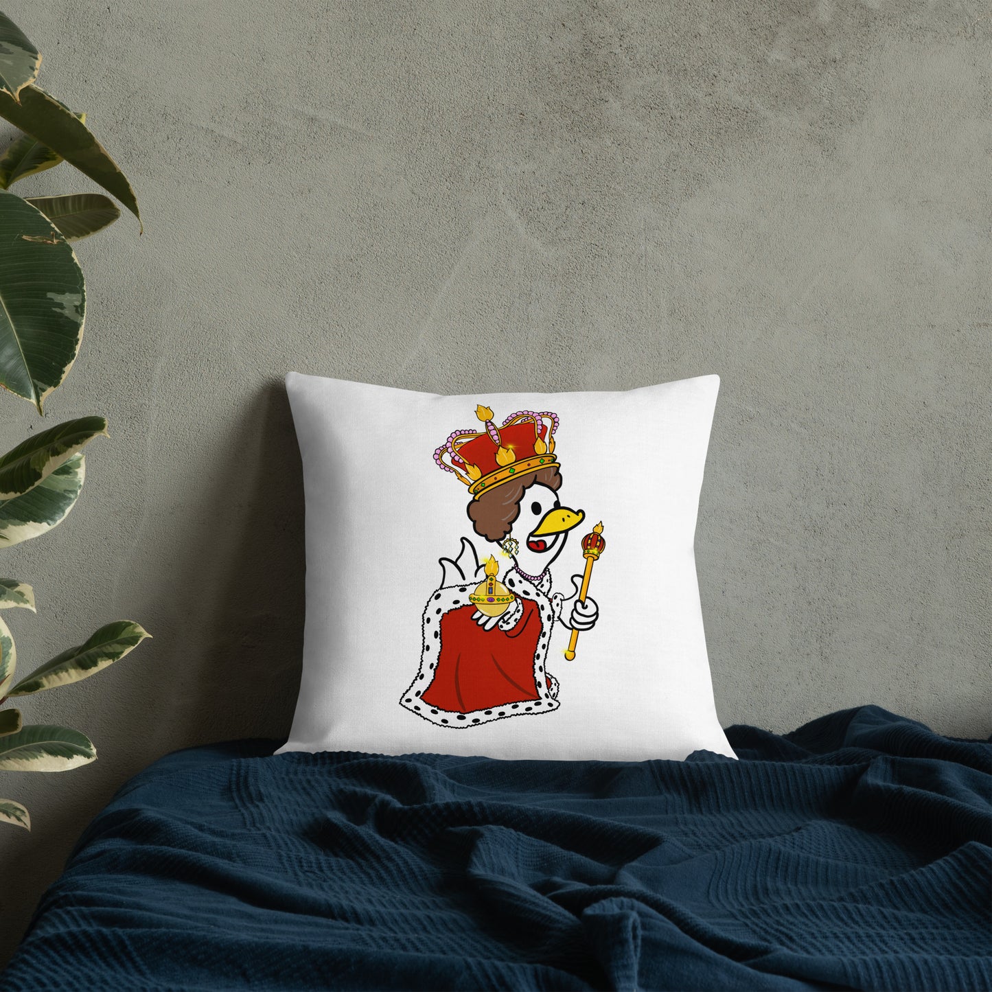 Debbie Duckle Premium Pillow