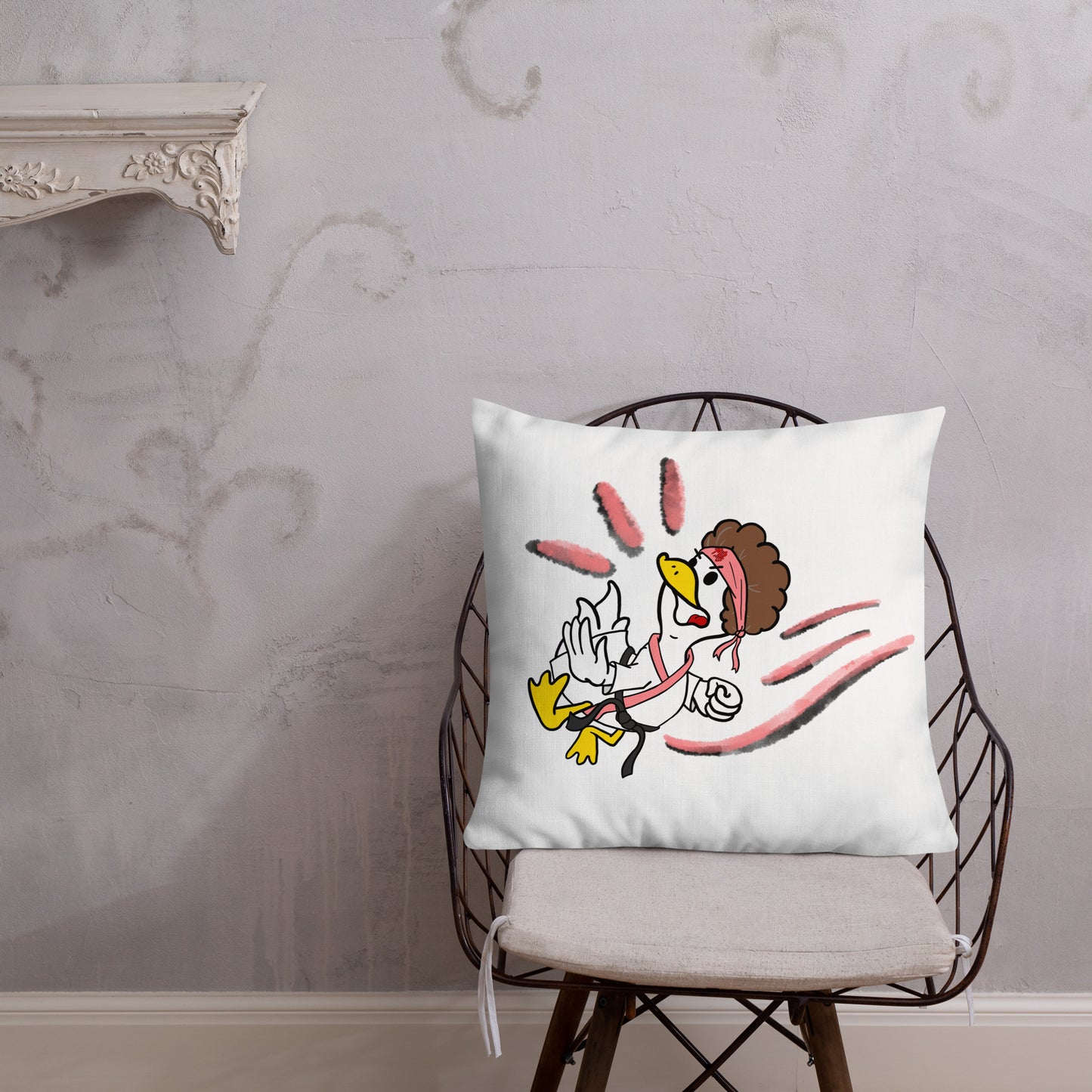 Debbie Duckle Premium Pillow