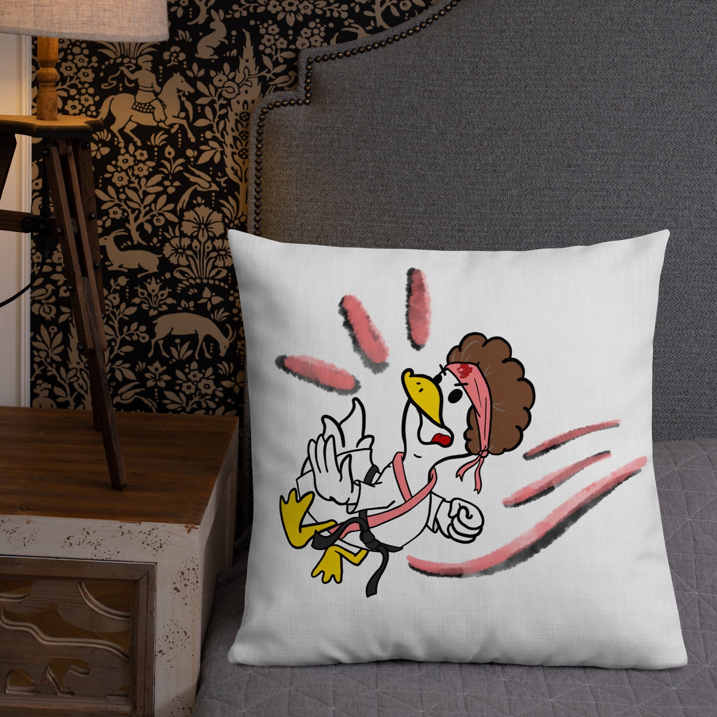 Debbie Duckle Premium Pillow