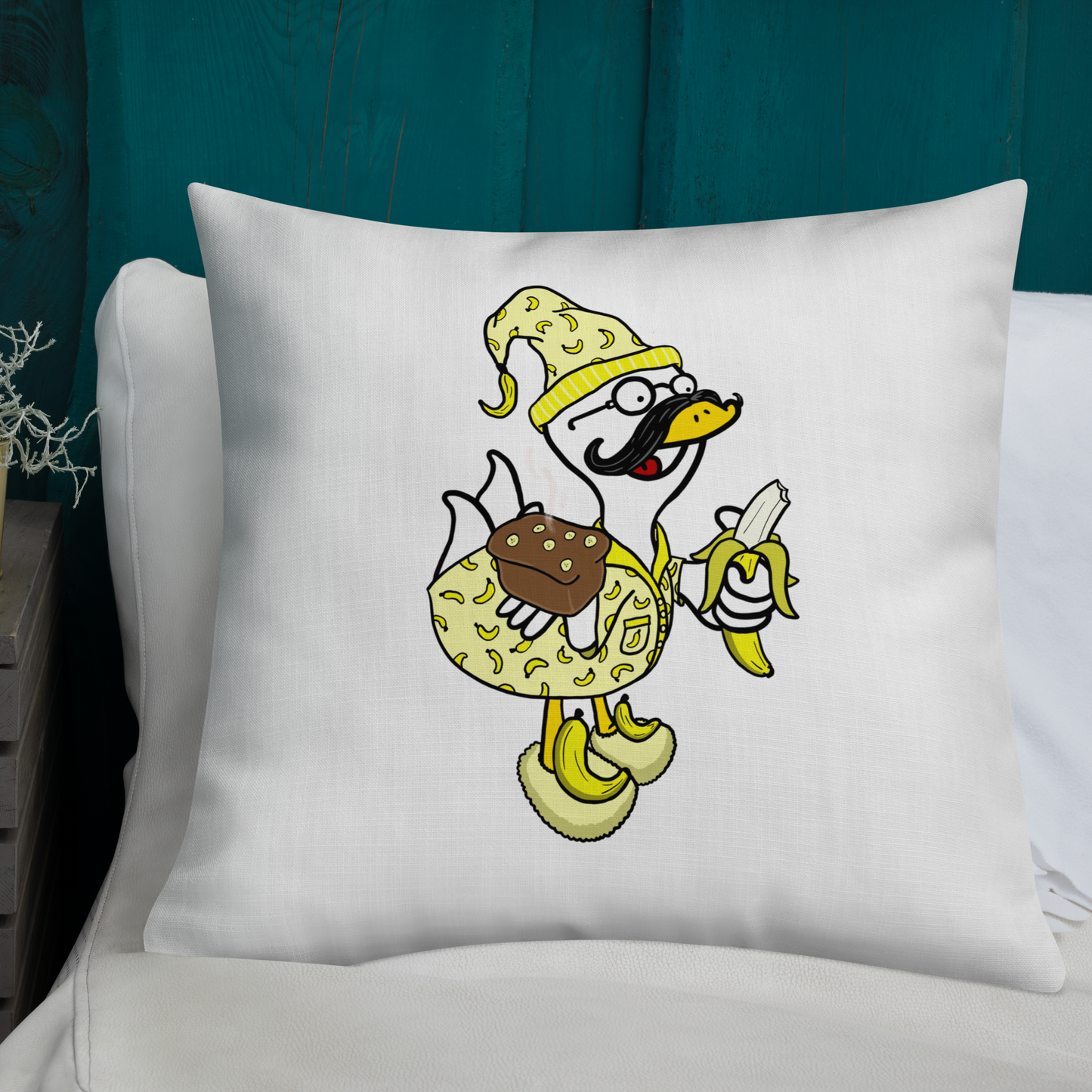 Duane Duckle Premium Pillow