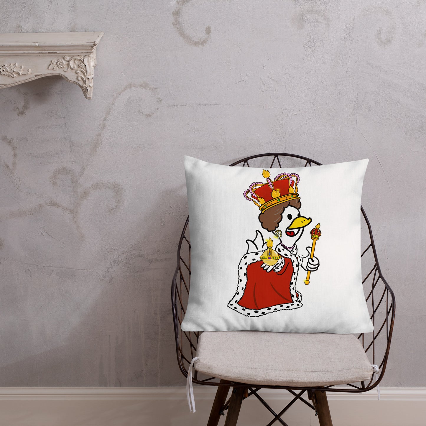 Debbie Duckle Premium Pillow