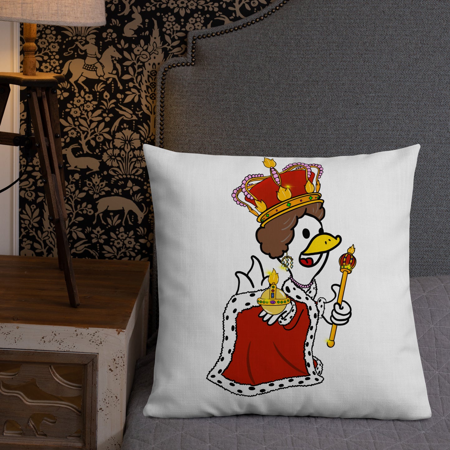 Debbie Duckle Premium Pillow