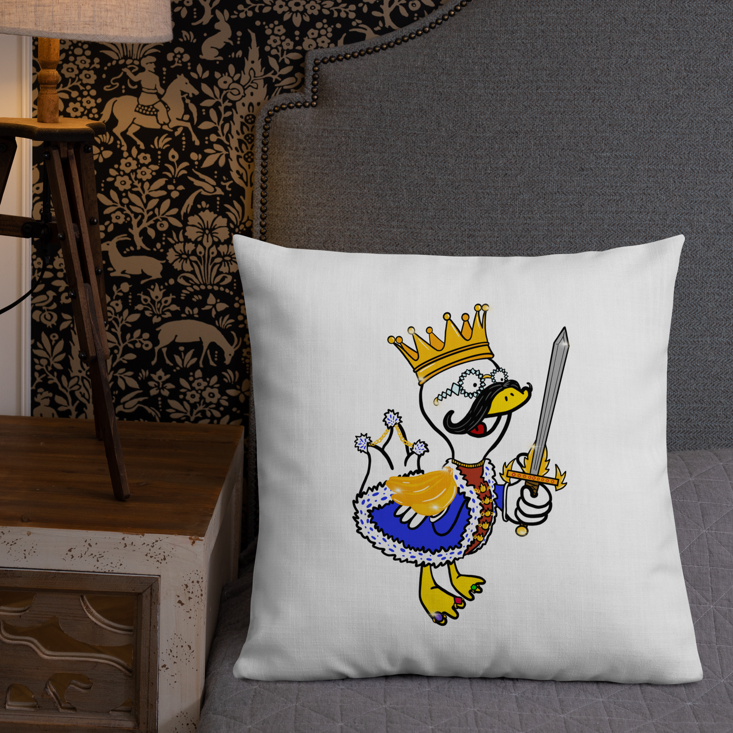 Duane Duckle Premium Pillow