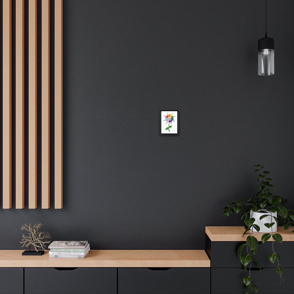 Duck Butt™ Unity Flower Gallery Canvas Wrap, Vertical Frame