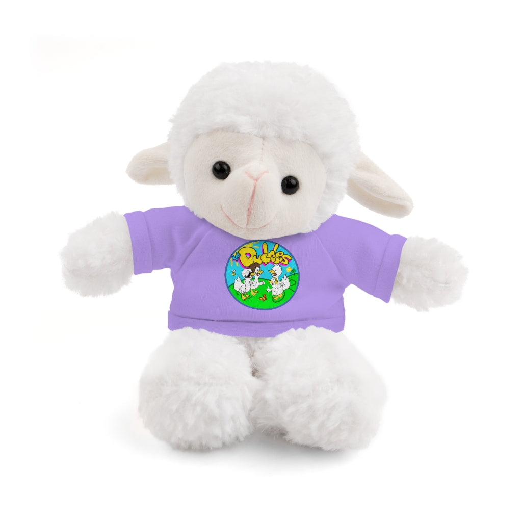 The Duckles™ Merch-Wearing Stuffed Animals with Tee