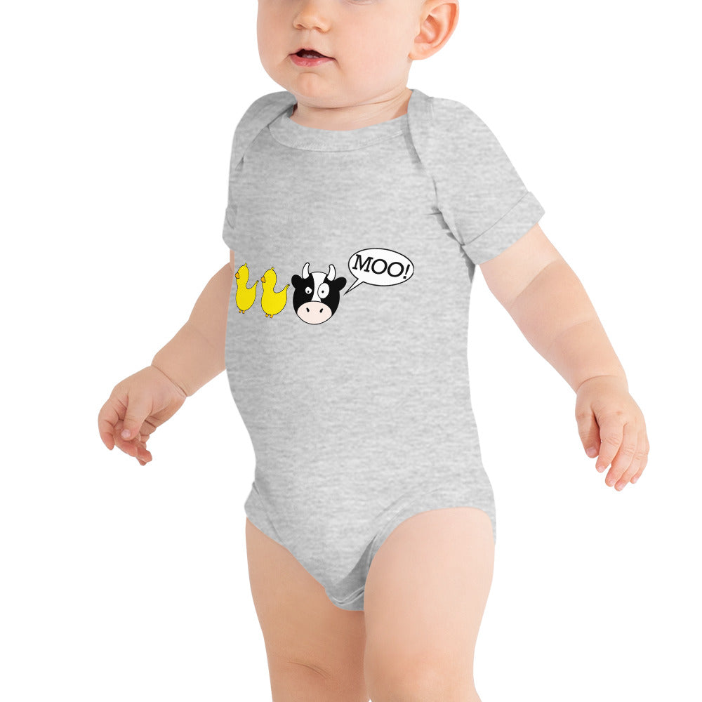 DuckDuckMoo! Baby short sleeve one piece