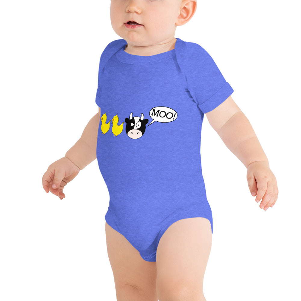 DuckDuckMoo! Baby short sleeve one piece