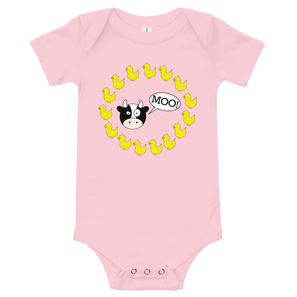 DuckDuckMoo! Circular Baby short sleeve one piece
