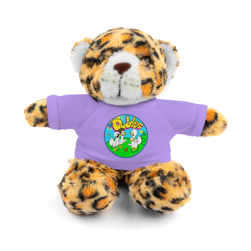 The Duckles™ Merch-Wearing Stuffed Animals with Tee